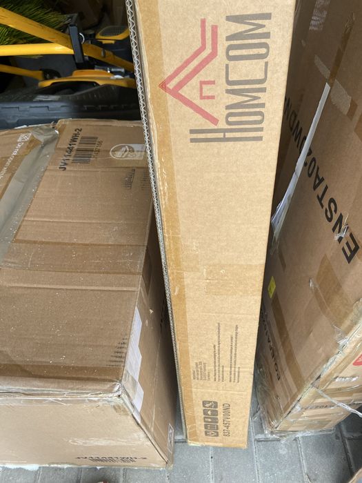 Wieszak Stojący, Wieszak na Ubrania z 6 Drążkami, z Drewna Sosnowego