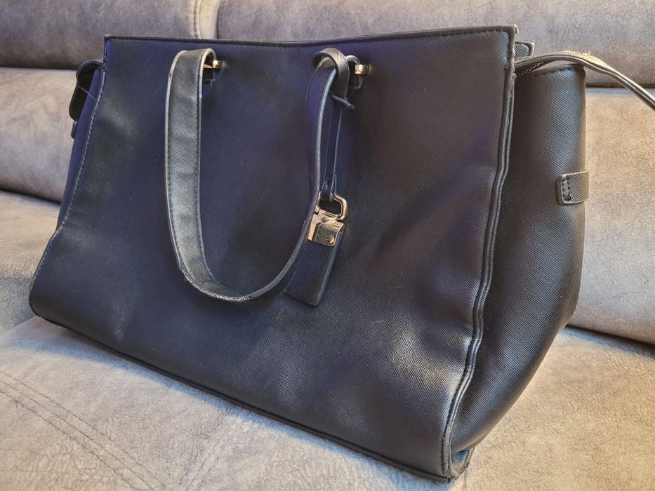 Damska torebka Top Secret duża czarna pojemna