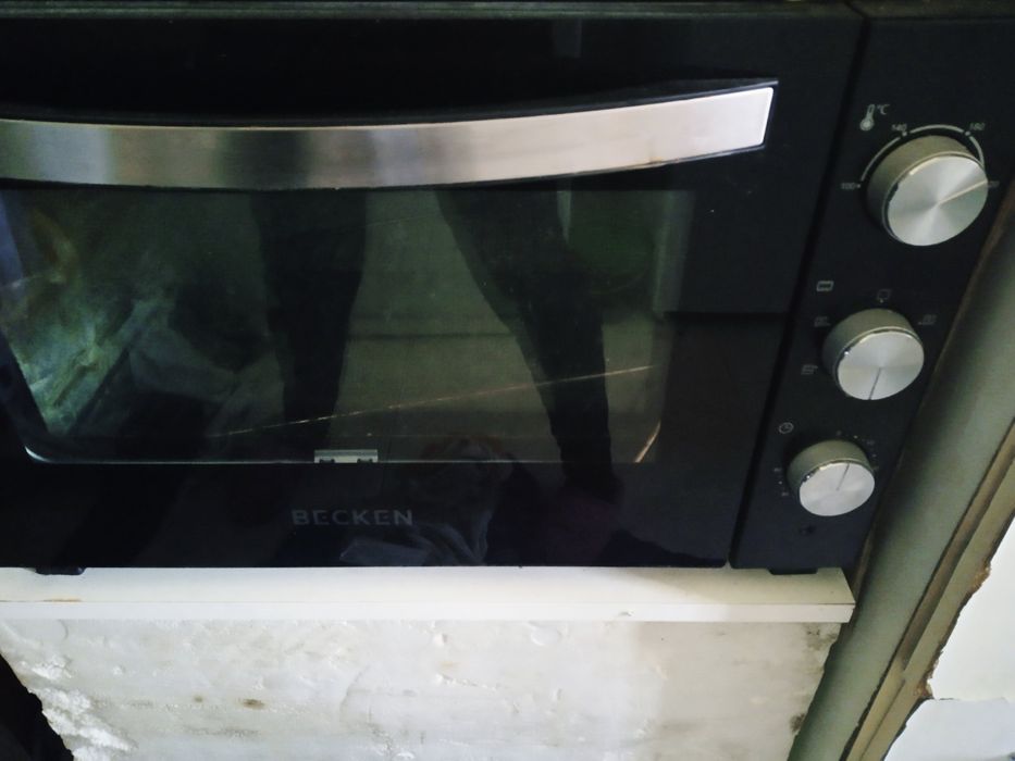 Conjunto de placa a gás e forno electrico