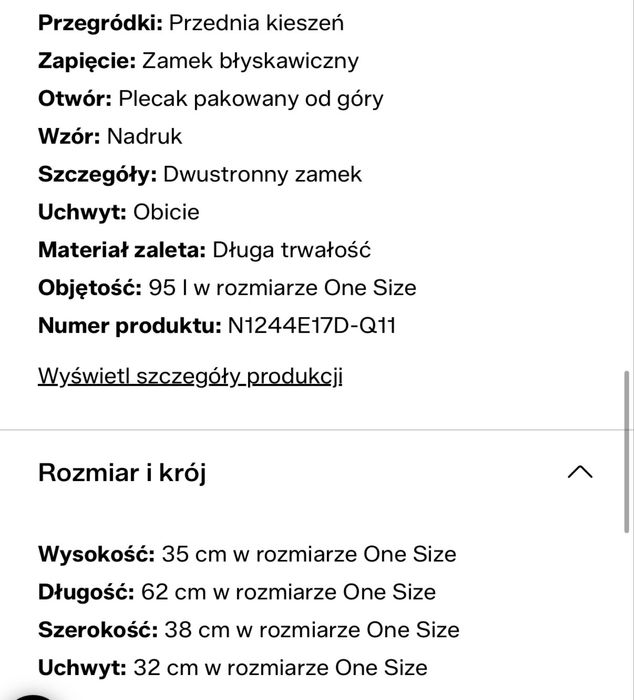 Duża torba nike