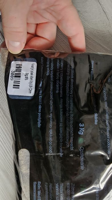 Piasek/żwirek akwarystyczny INVITAL 3 kg 0,8-1,2 mm