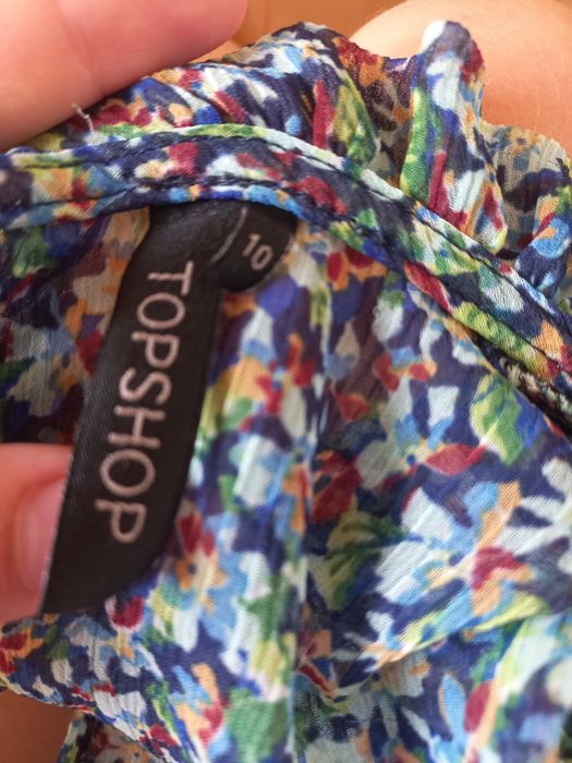 Szyfonowa bluzka Topshop S