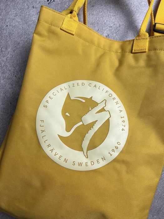 Torba Fjällräven x Specialized Cave Tote Ochre Żółta Stan Idealny