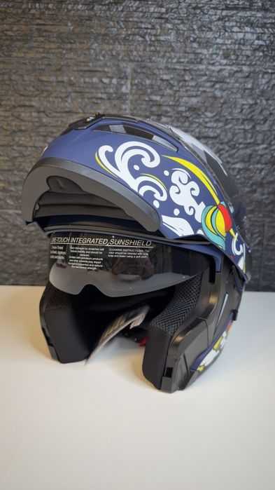(NOVO) Capacete Modular Mota Desenhos