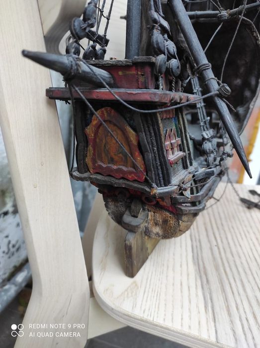 Model statku bardzo stary