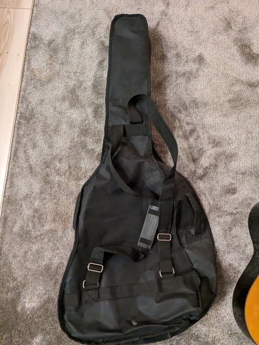 Gitara instrument farra brązowa drewniana