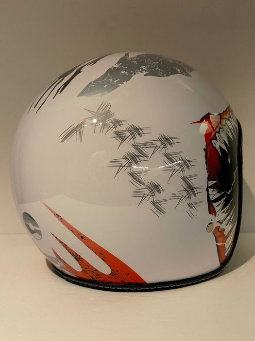 Capacete classico aberto caferacer shooper moto scooter novo