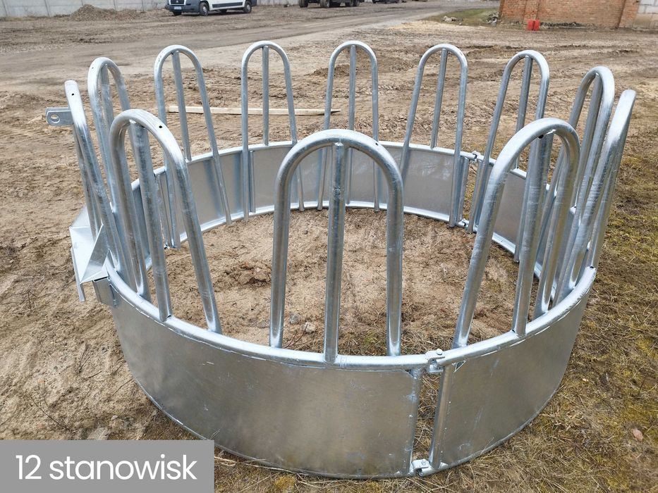 Paśnik łąkowy dla bydła koni okrągły 9 12 18 stanowisk do krów