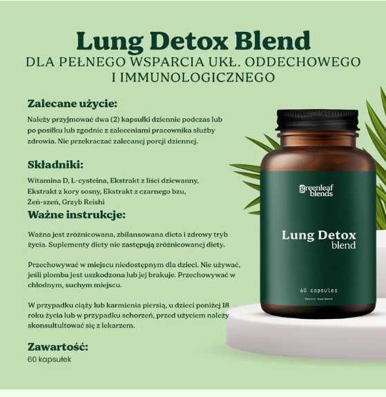 Suplement Lung Detox blend