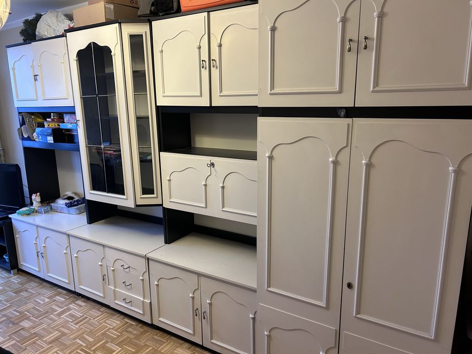 Pojemna Meblościanka 3,6 m | Szafa 90 cm | Witryna | Barek