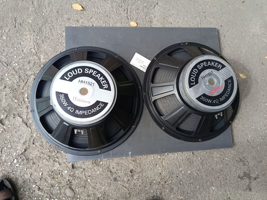 Głośniki basowe Hanssen HH1521 350 watt 4 Ohm w super stanie !