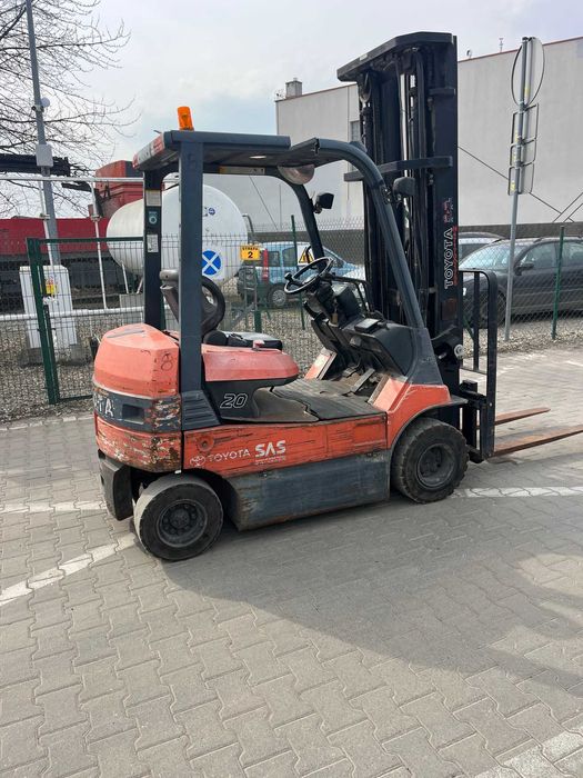 Wózek widłowy Toyota 7FBH20, TRIPLEX 6 Metrów !!, Bateria super stan