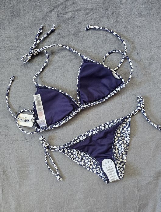 Купальник роздільний, квітковий принт, primark, xs-s розмір.