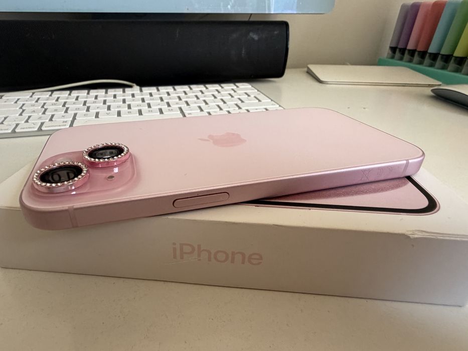 Bateria 100% iPhone 15 128gb Pink Idealny