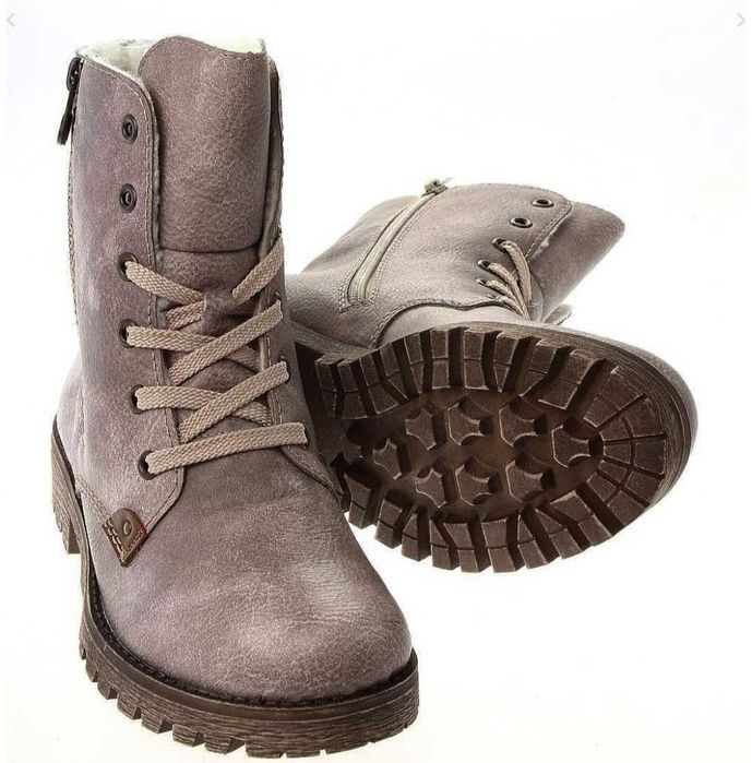 Buty botki kozaki damskie skórzane Rieker rozmiar 42 wkładka 27,5 cm