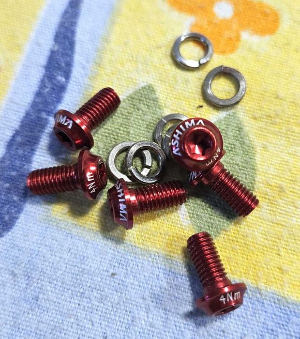 Гальмівні ротори 160 6 болтів centerlock болтики адаптери GRX колодки