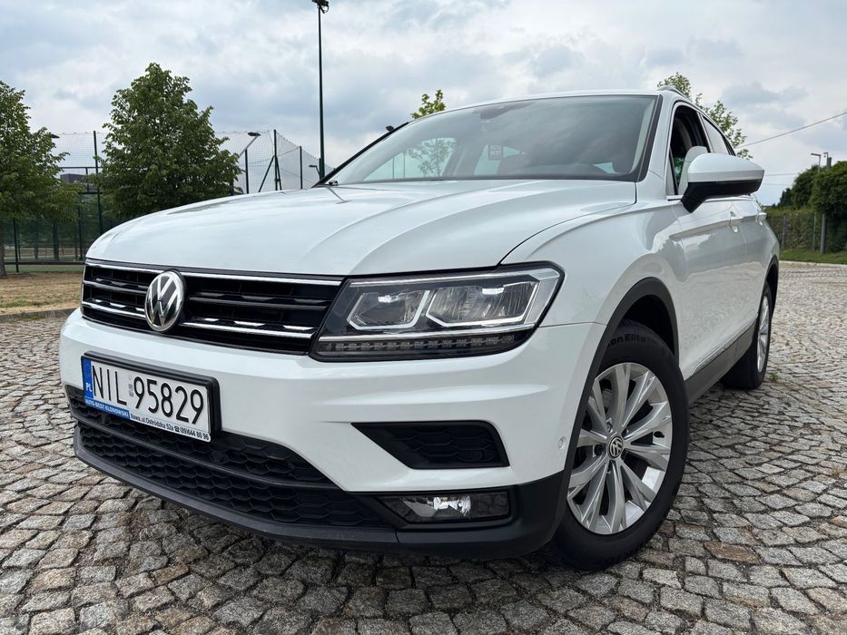 Volkswagen Tiguan 2.0TDI 150KM Automat DSG Full LED Asystenci ACC Irej:2018 Stan Idealny