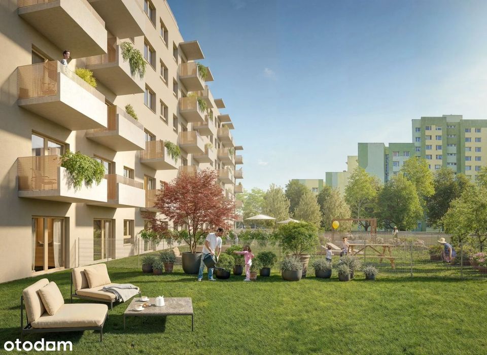 3-pokojowe mieszkanie 51m2 + balkon Bezpośrednio