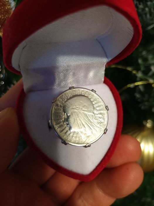 Pierścionek Warmet z moneta