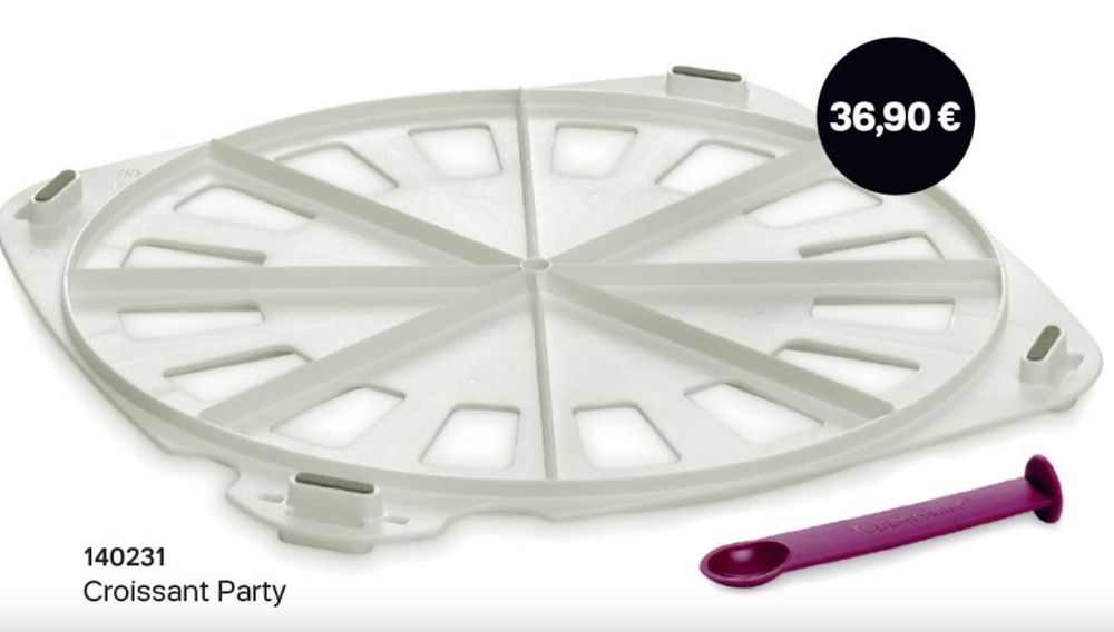 Croissant Party + OFERTA Livro Receitas Tupperware