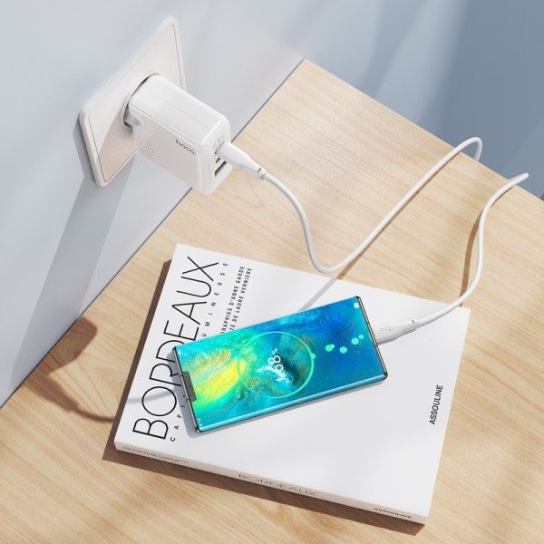 Мощное Зарядное Устройство Носо C115А / PD65W / QC3.0 / 2Type-C + USB