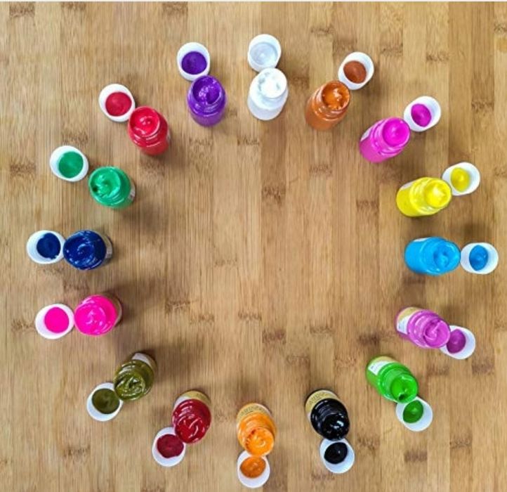 Farby do tkanin Nazca 24 szt. x 30 ml