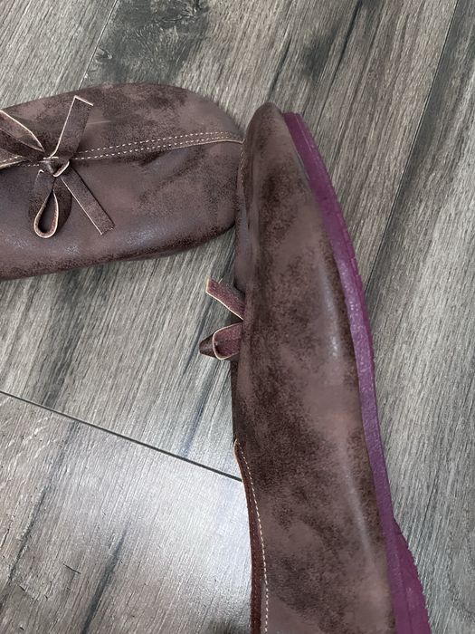 Mary Jane szerokie okrągłe noski mokasyny r.41 wkl.26,5cm barefoot