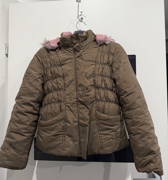 Kurtka dziewczęca ocieplana