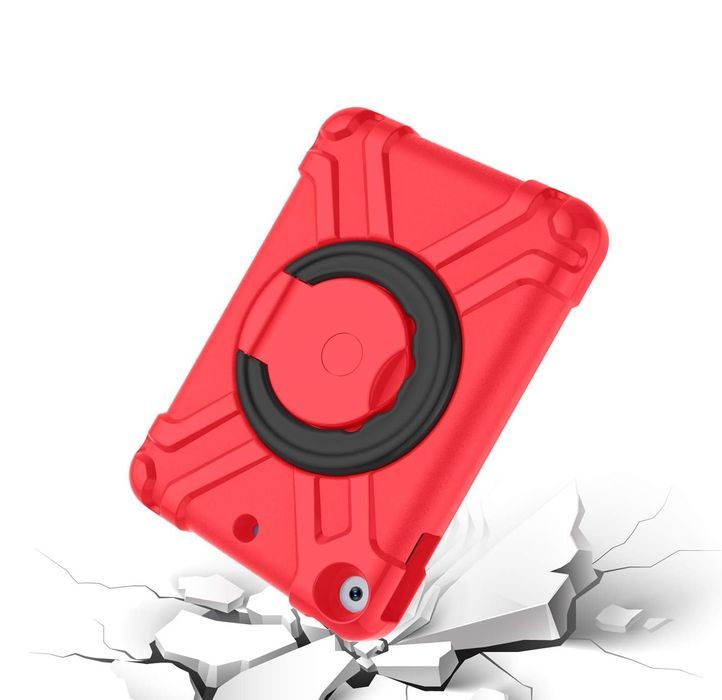 Etui do iPad Mini 5/4 7.9" Pancerne z Obrotową Podstawką Czerwone