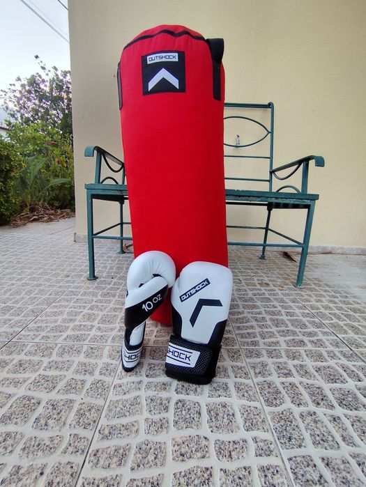 Saco de box + luvas