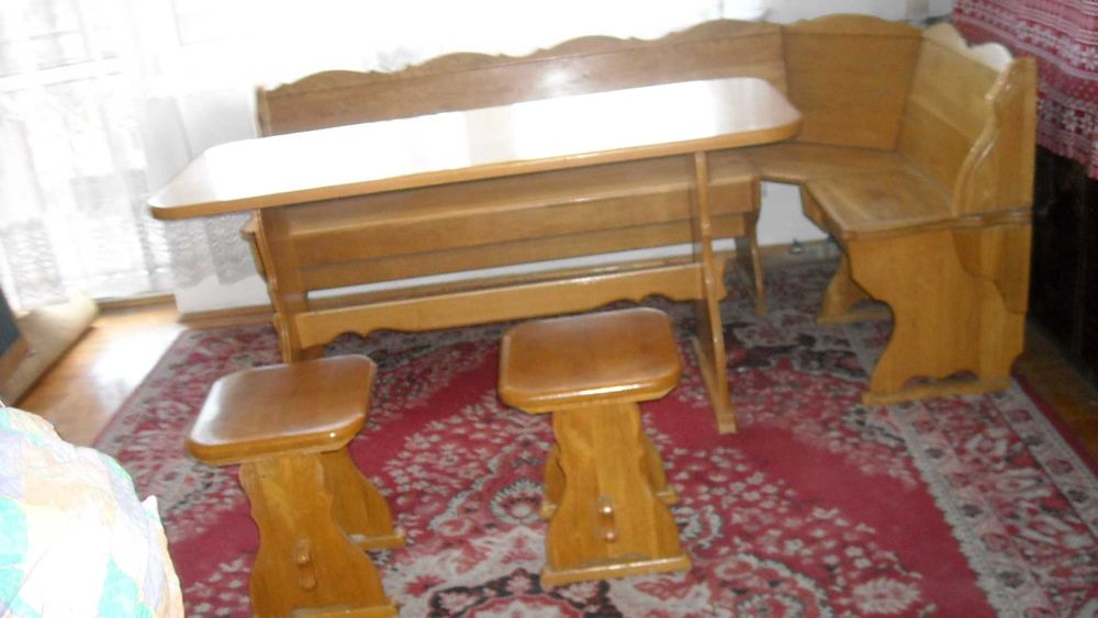 NAROŻNIK kuchenny dębowy