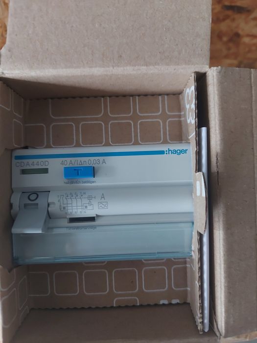 Hager CDA440D wyłącznik różnicowoprądowy 3p+n 40a 30ma