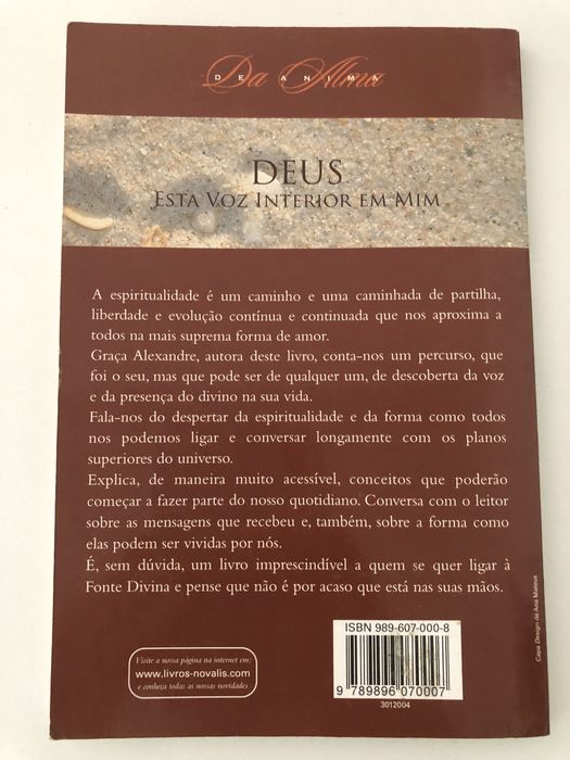 Livro “Deus essa voz interior em mim”
