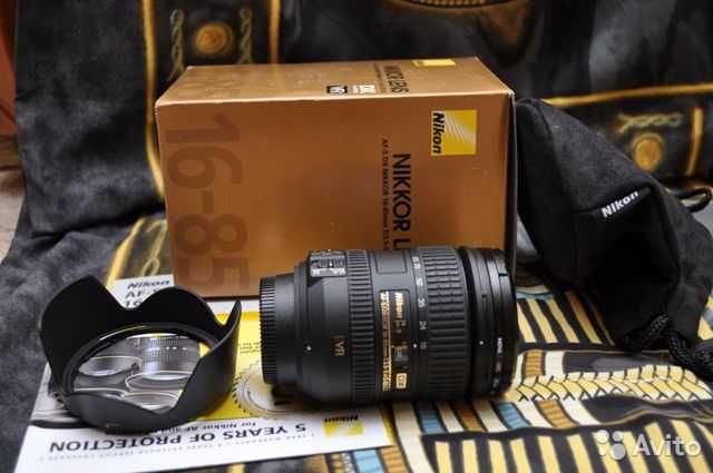 Объектив новый Nikon AF-S DX Nikkor 16-85mm заводская комплект обмен
