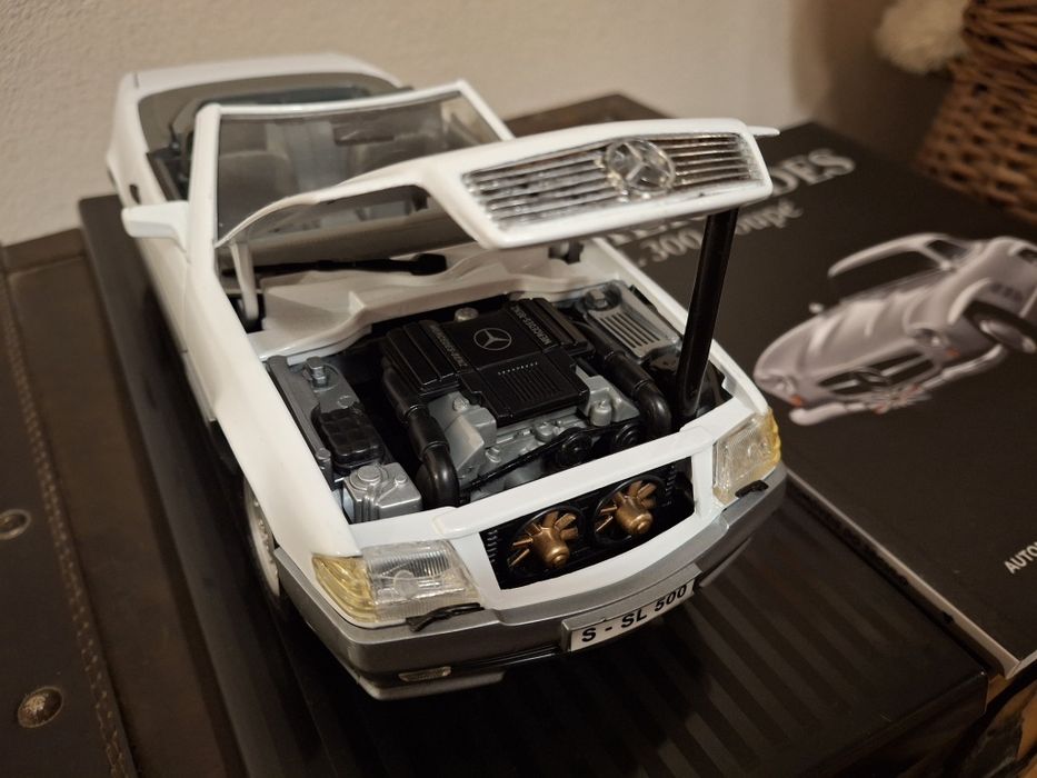 Mercedes 500 Sl escala 1/18