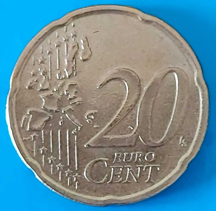 20 Cêntimos de 2002 Letra A,  da Alemanha