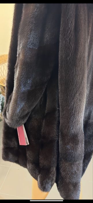 Рр 54-56 Норковая шуба Alberto Leonardi. Плюшечка Канадка. Италия