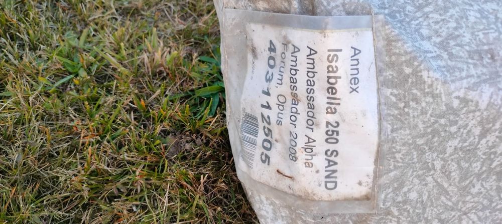Przedsionek namiot do przyczepy Hobby de luxe 495