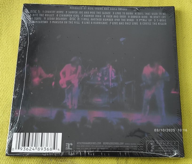 Neil Young With Crazy Horse - Way Down In The Rust Bucket 2CD