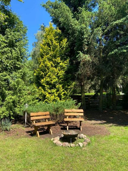 Domek nad jeziorem Łąkie jacuzzi sauna prywatny pomost