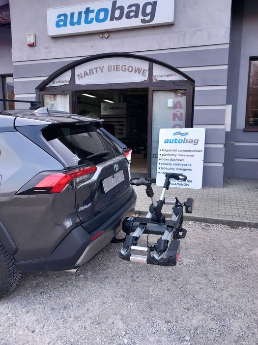 Bagażnik rowerowy na hak Spinder SX2, platforma, składany, duże rowery