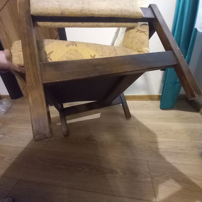 Fotel klubowy PRL