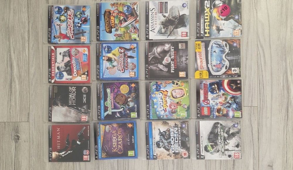 PS3 Komplentny zestaw Ps4 Pady Gry Kamera Mikrofony