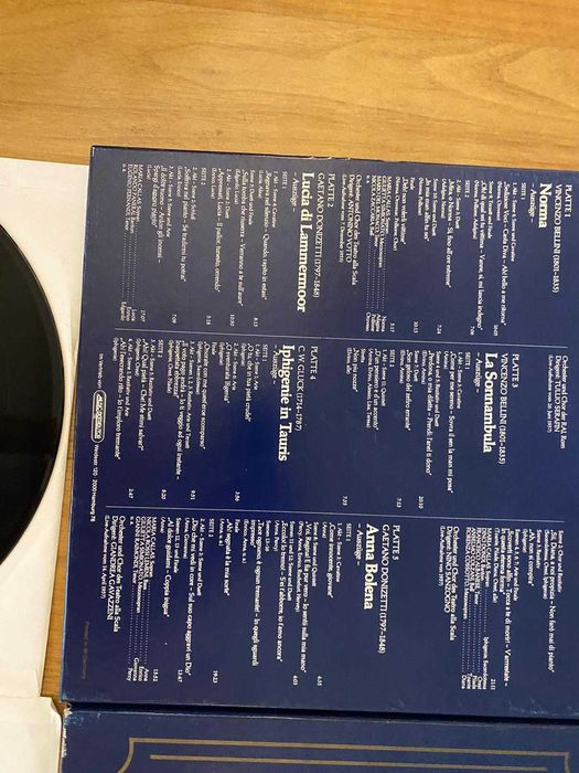 Maria Callas Portrait in Gold Vol. 1,2,3 15 Vinis  Óperas Históricas,