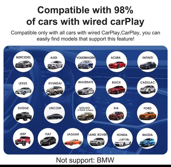 Mini Box para Android Auto ou Carplay