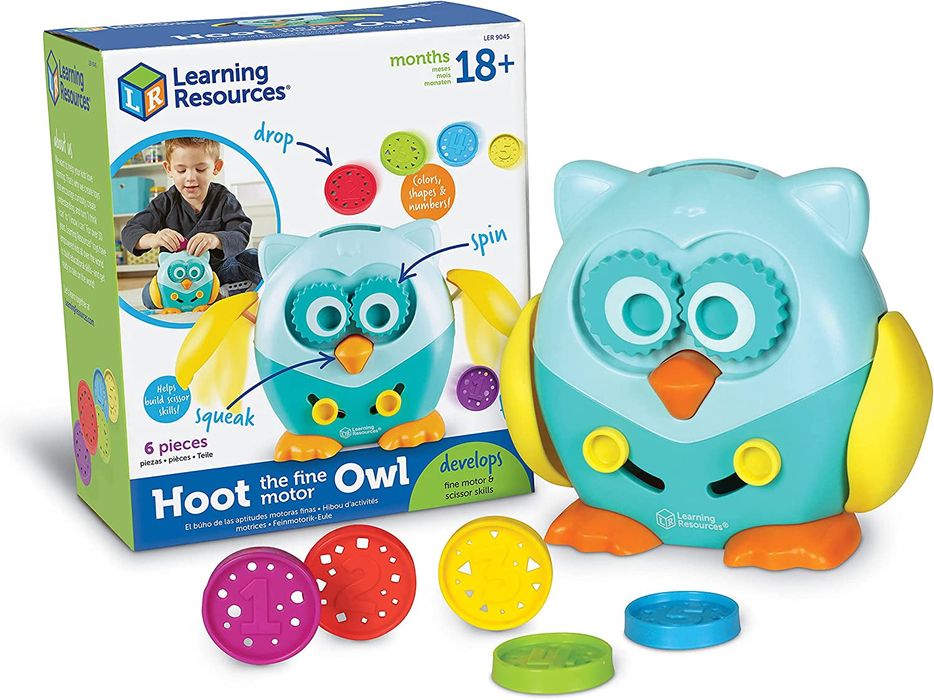 Розвиваюча іграшка Сова скарбничка Learning Resources Owl