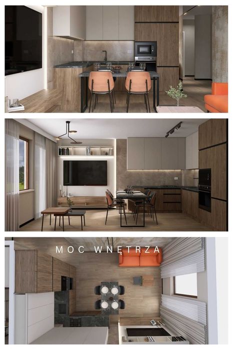 Projektowanie wnętrz super cena z wizualizacją fotorealistyczną