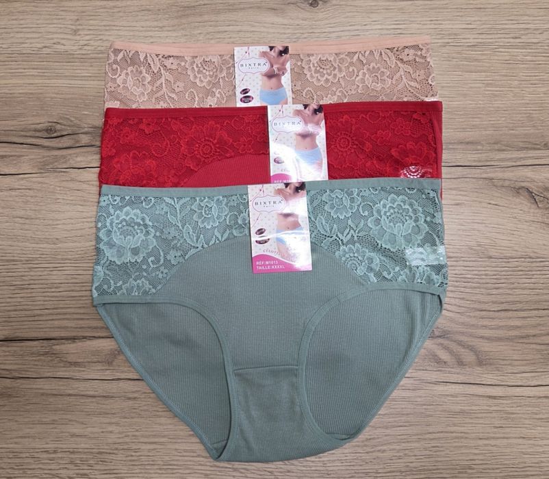 Majtki Damskie komplet 3sztuki 4XL