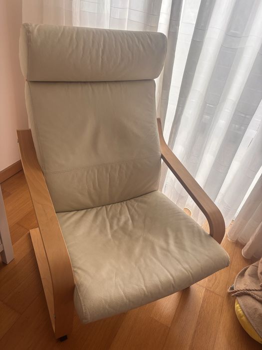 Cadeirão ikea cor creme