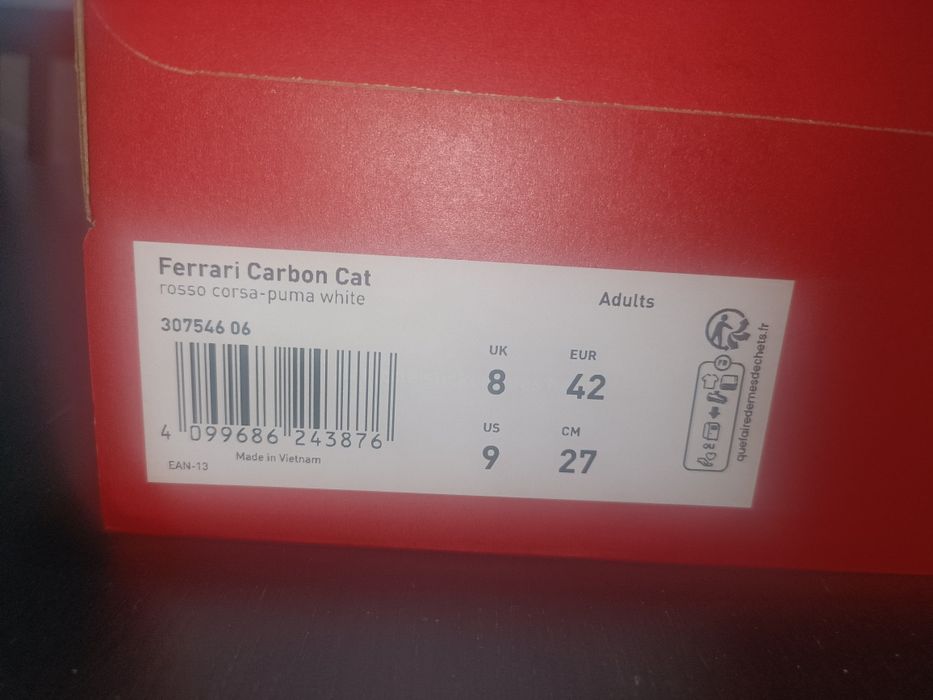 Tênis Puma Ferrari Carbon Cat 42